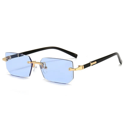 Sunglasses Rectangle Fashion Popular Women Men Shades