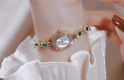 2024 Women Chain Watch Light Luxury Brand Antique Ladies Fashion Quartz Watches