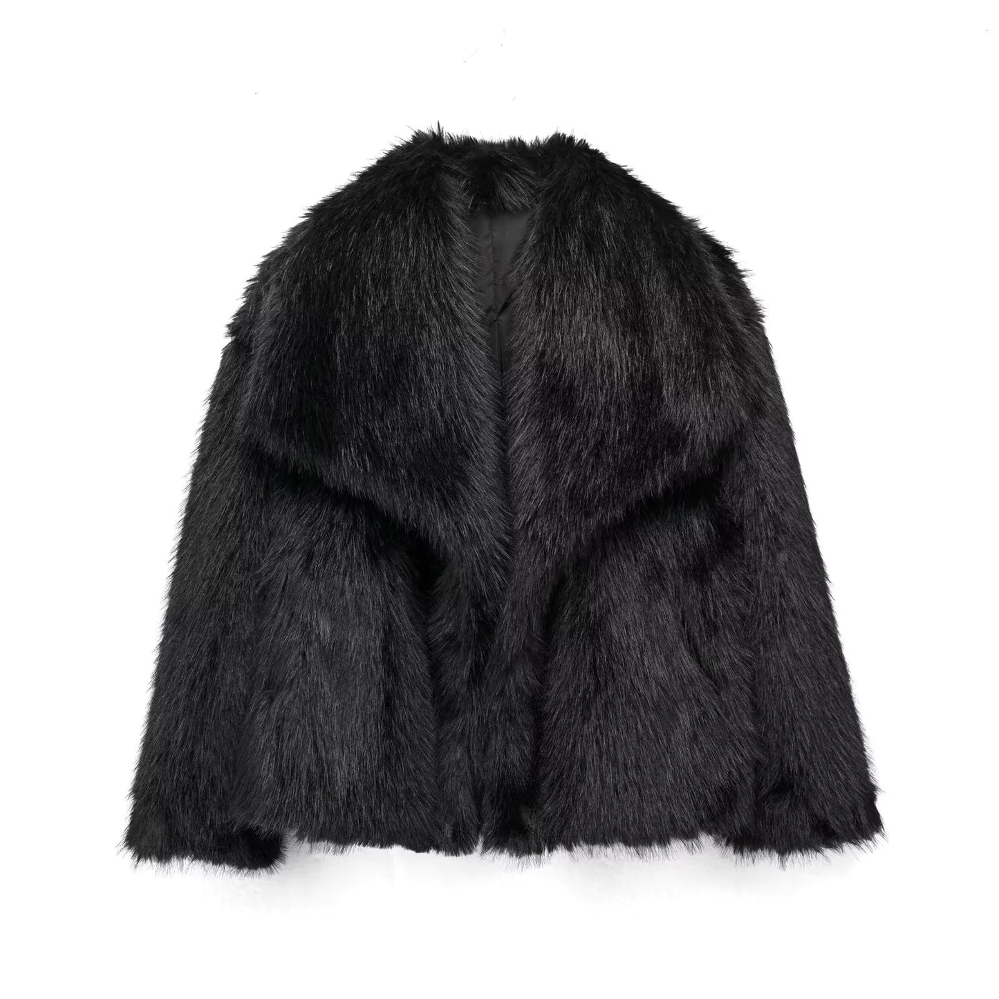 Women's Luxe Furry Jacket for Autumn and Winter